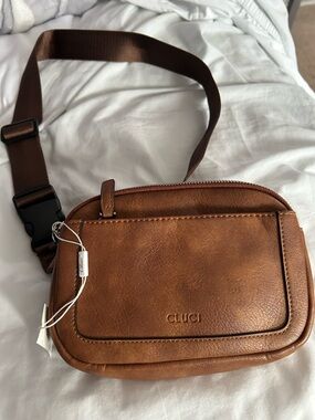 Brown belt bag